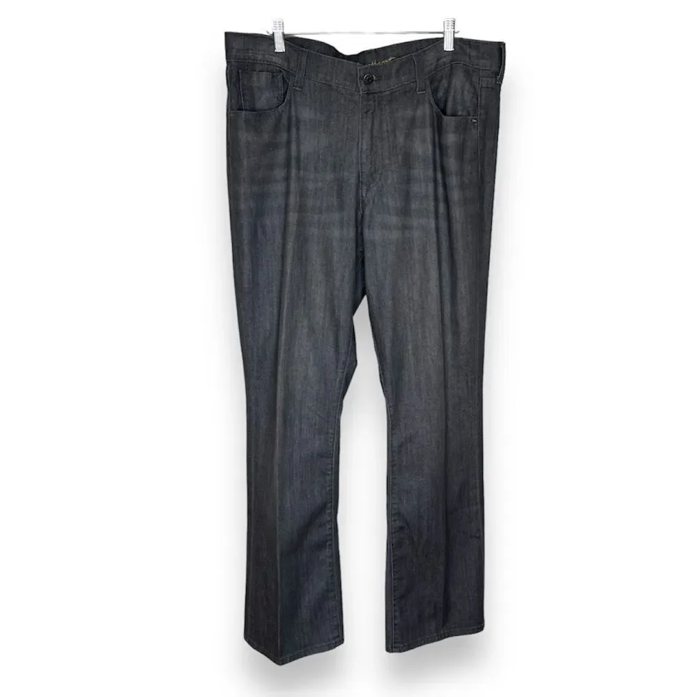 Old Navy Sweetheart Gray Five Pocket Jeans Straight Leg Women 16 Cotton Spandex